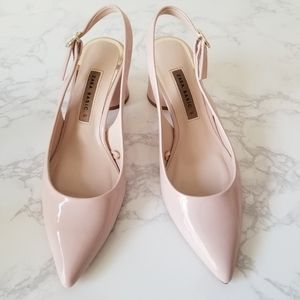 Zara basic low heel patent